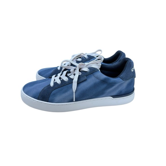 Coach Men's US 11D‎ Lowline Low Top Sneaker Tie Dye Midnight Navy And White